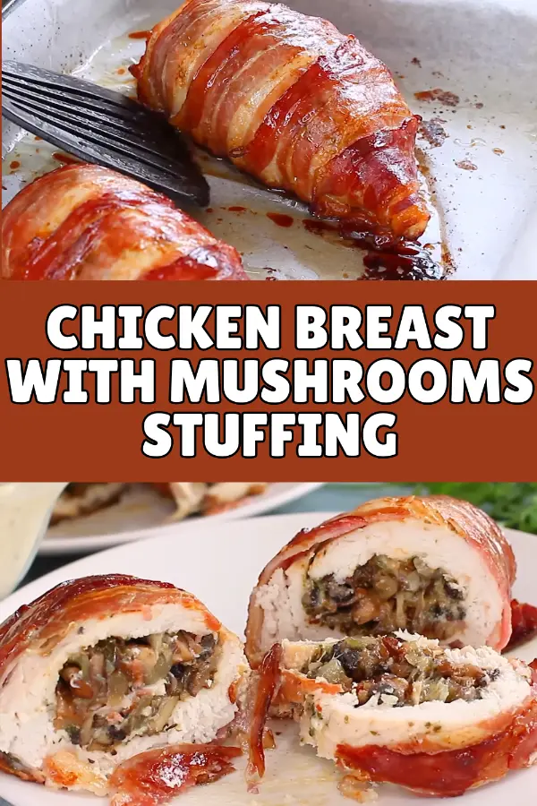 Chicken Breast With Mushrooms Stuffing