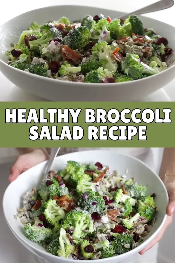Healthy Broccoli Salad Recipe