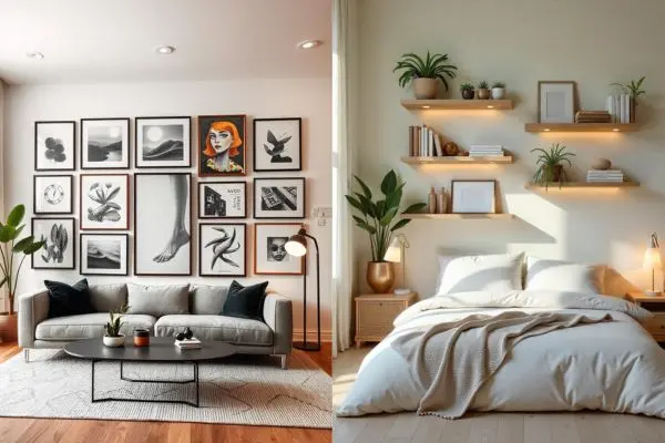How to Decorate Large Wall