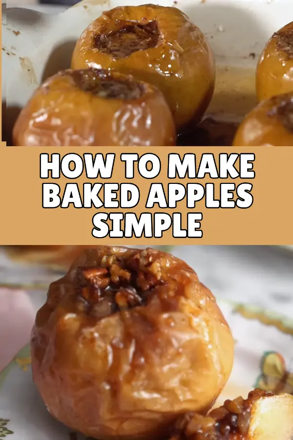 How to Make Baked Apples Simple