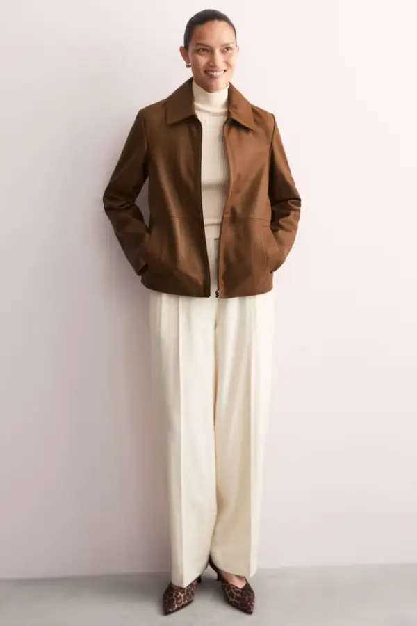 Leather Jacket Outfit Fall