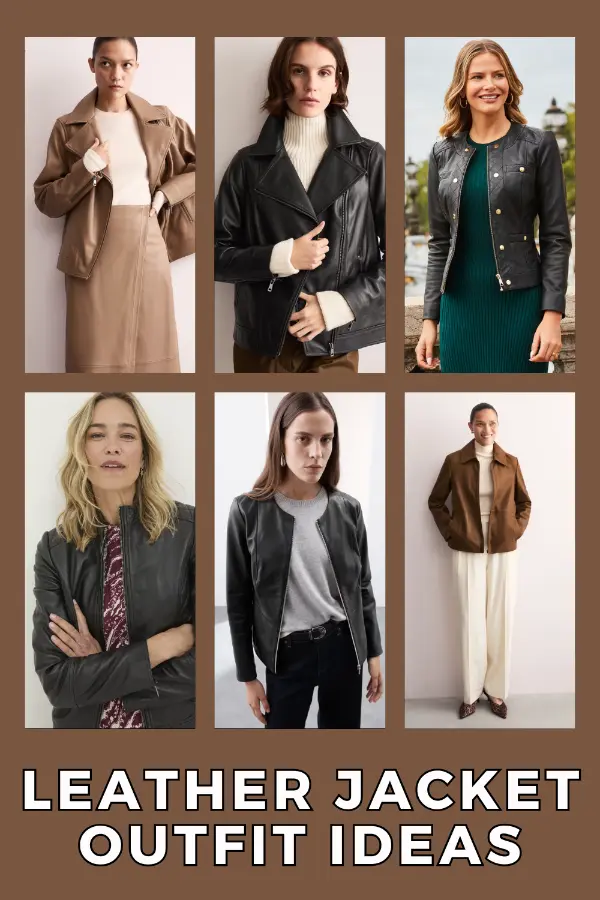 Leather Jacket Outfit Ideas