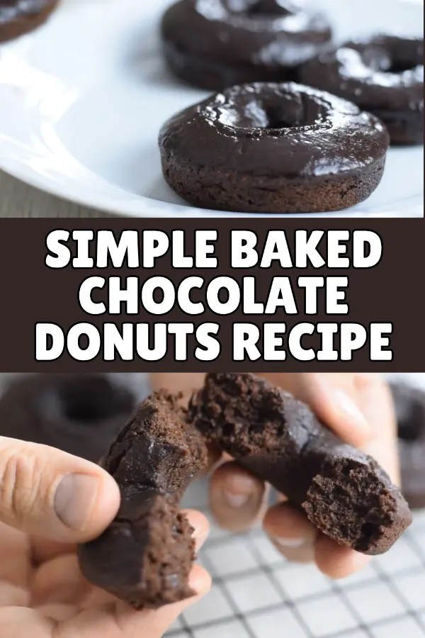 Simple Baked Chocolate Donuts Recipe