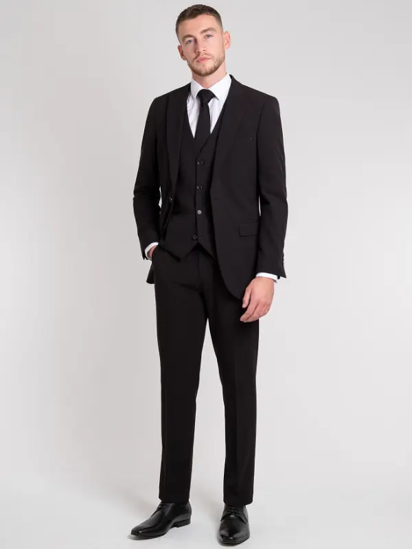Black 3 Piece Suit Men