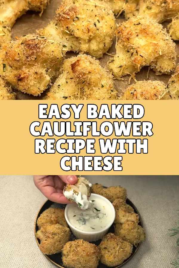 Easy Baked Cauliflower Recipe With Cheese