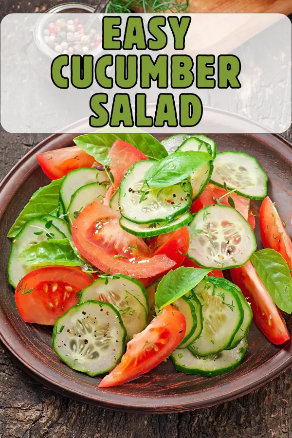 Easy Cucumber Salad
