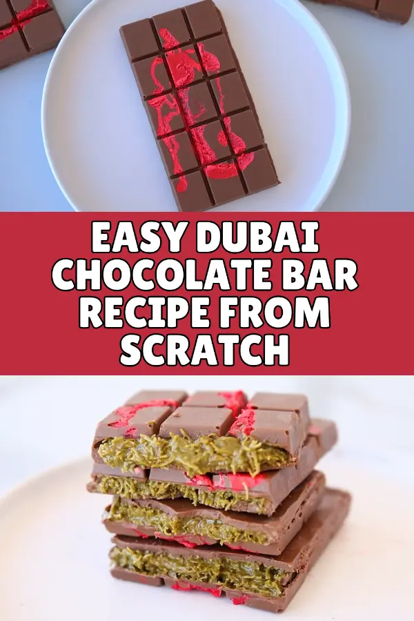 Easy Dubai Chocolate Bar Recipe From Scratch