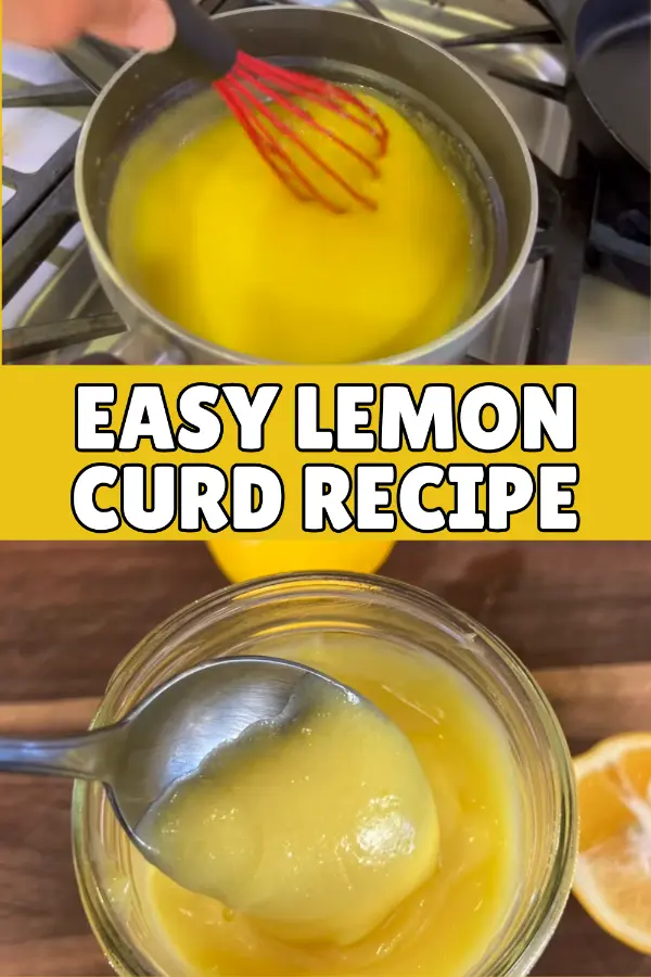 Easy Lemon Curd Recipe Desserts