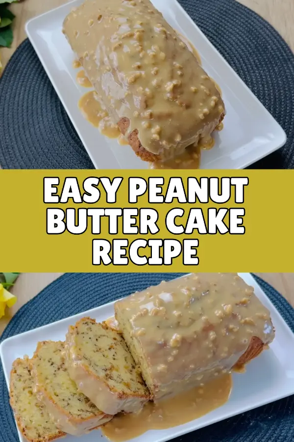 Easy Peanut Butter Cake Recipe Homemade