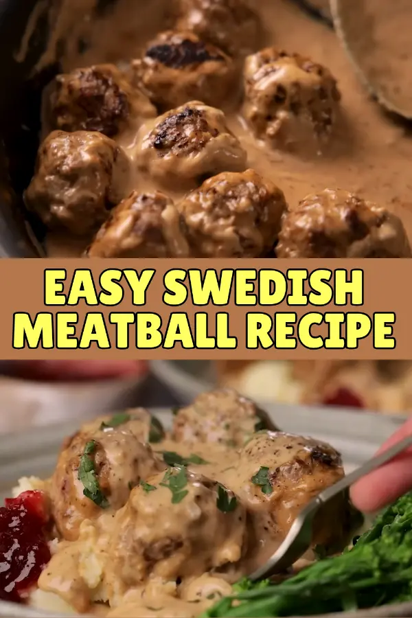 Easy Swedish Meatball Recipe