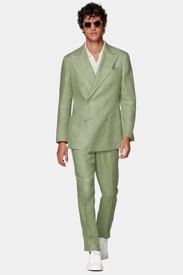 Green Formal Suits Men