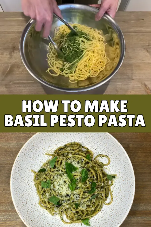 How to Make Basil Pesto Pasta