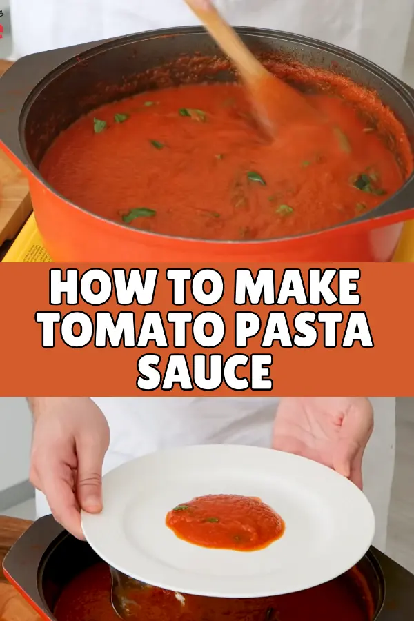 How to Make Tomato Pasta Sauce