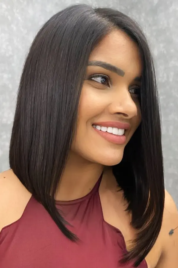 Asymmetrical Lob Haircut