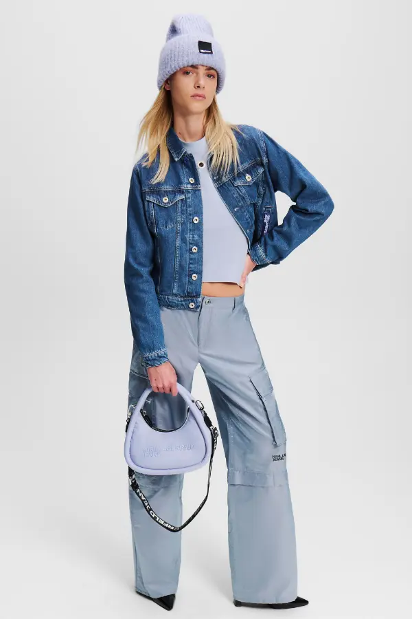 Blue Cargo Pants Outfit Winter