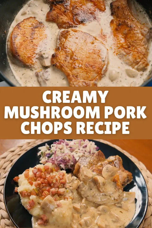Creamy Mushroom Pork Chops Recipe
