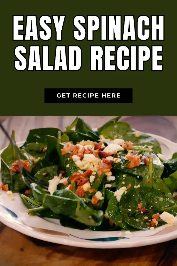 Easy Spinach Salad Recipe