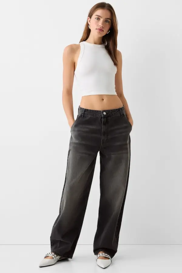 Faded Black Jeans Outfit
