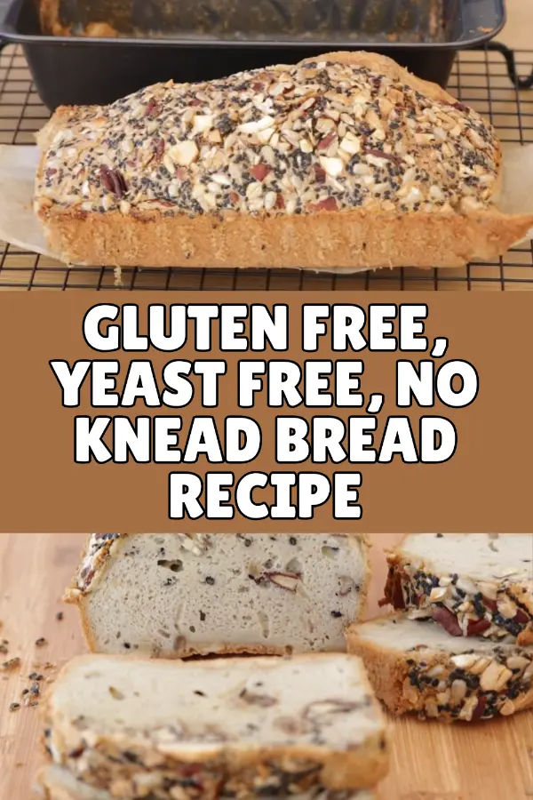 Gluten Free, Yeast Free, No Knead Bread Recipe