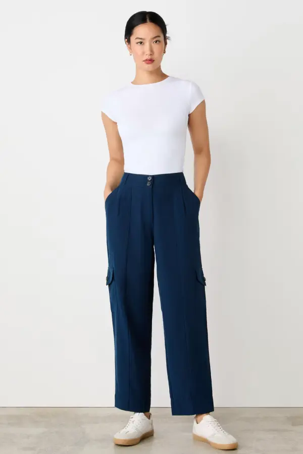 High Waisted Cargo Pants