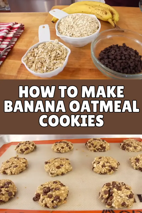 How to Make Banana Oatmeal Cookies, Sugar Free