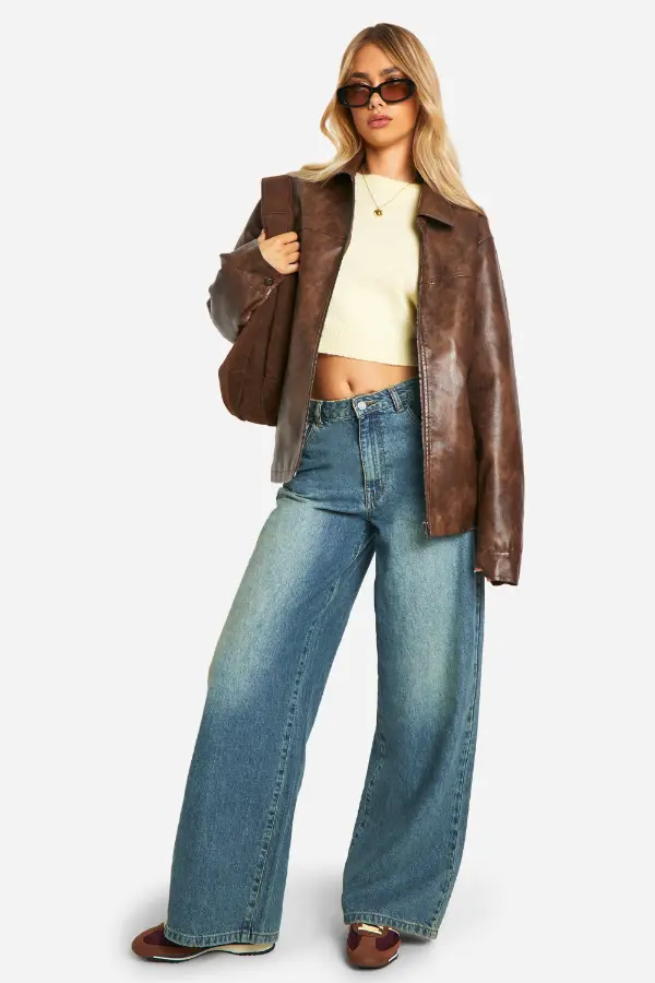 Smart Casual Leather Jacket Outfit