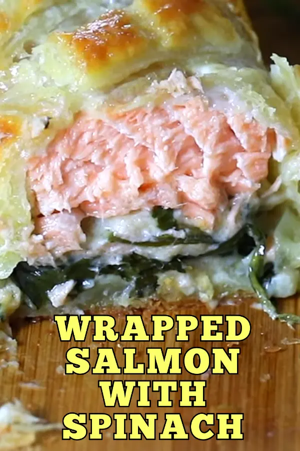 Wrapped Salmon With Spinach