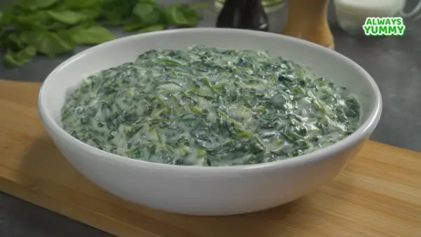 Easy Creamed Spinach Recipe With Fresh Spinach