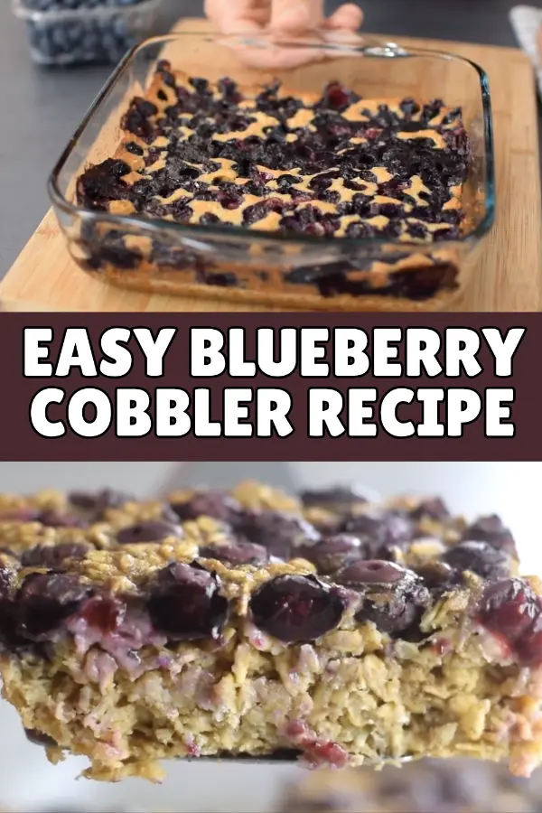Easy Blueberry Cobbler Recipe
