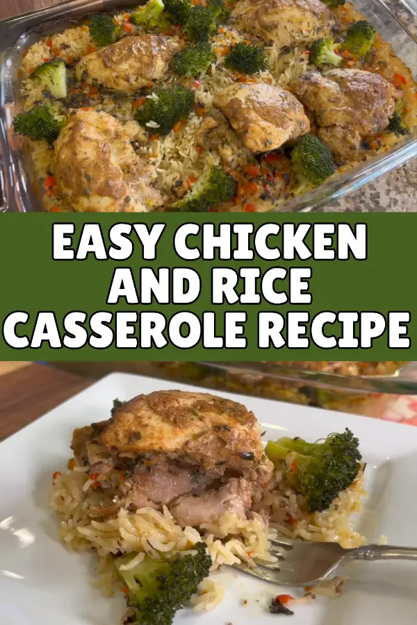 Easy Chicken and Rice Casserole Recipe