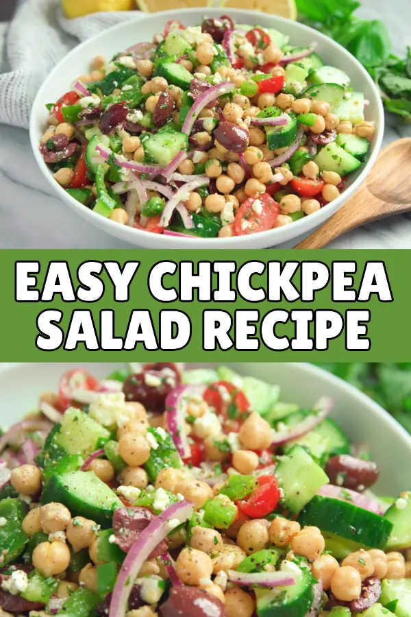 Easy Chickpea Salad Recipe