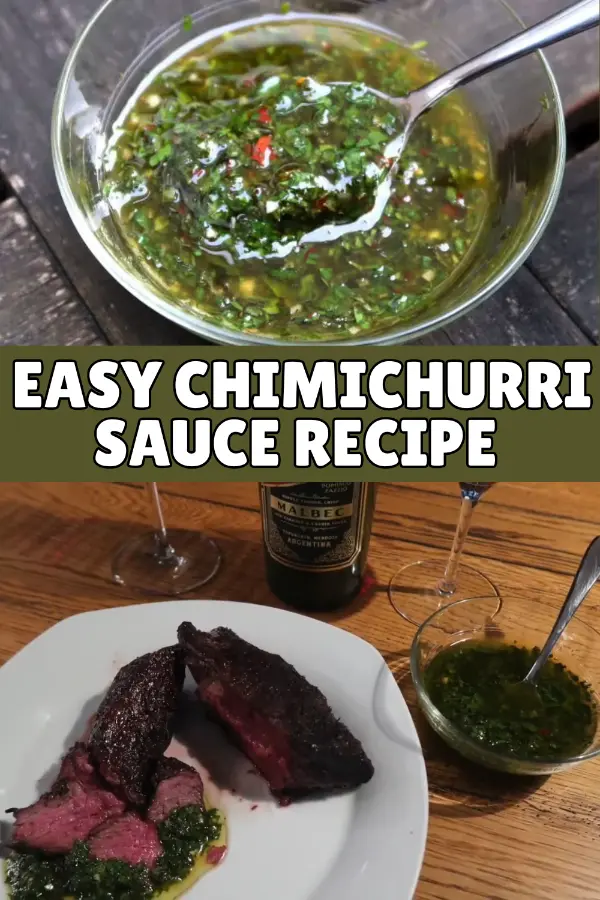 Easy Chimichurri Sauce Recipe