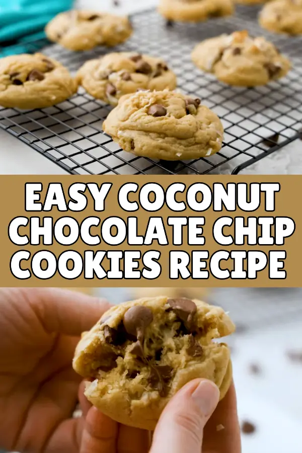 Easy Coconut Chocolate Chip Cookies Recipe