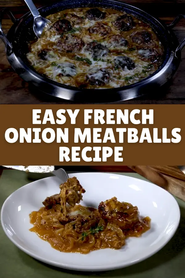 Easy French Onion Meatballs Recipe 
