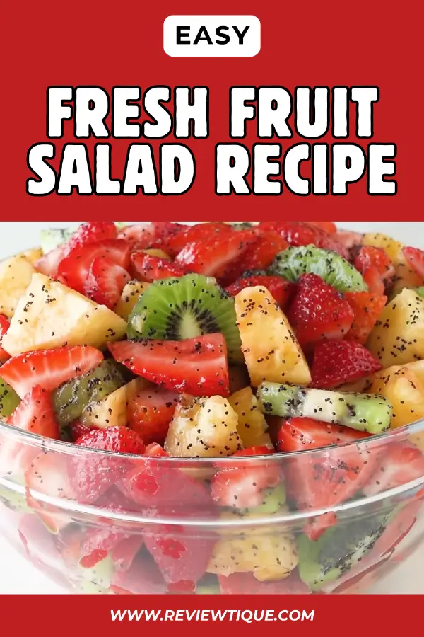 Easy Fresh Fruit Salad Recipe