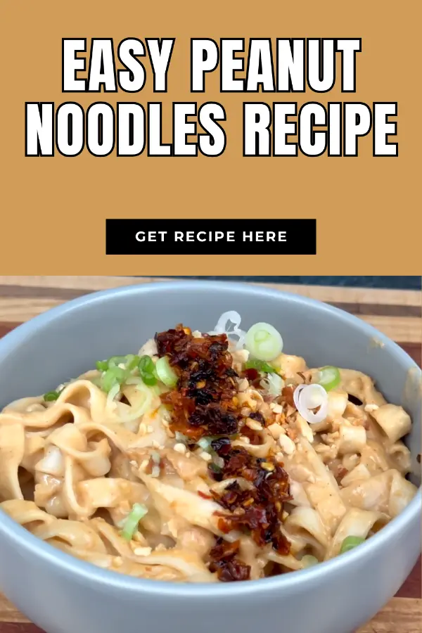 Easy Peanut Noodles Recipe