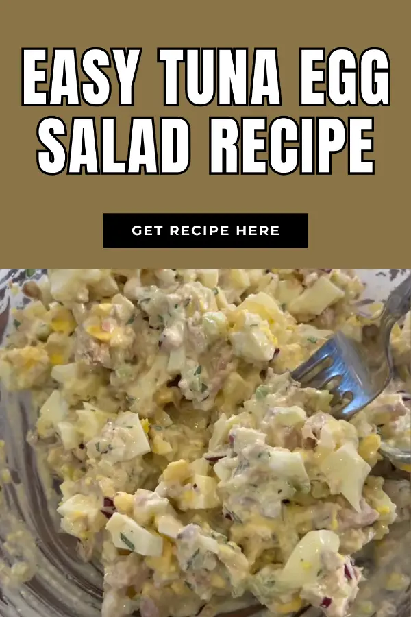 Easy Tuna Egg Salad Recipe