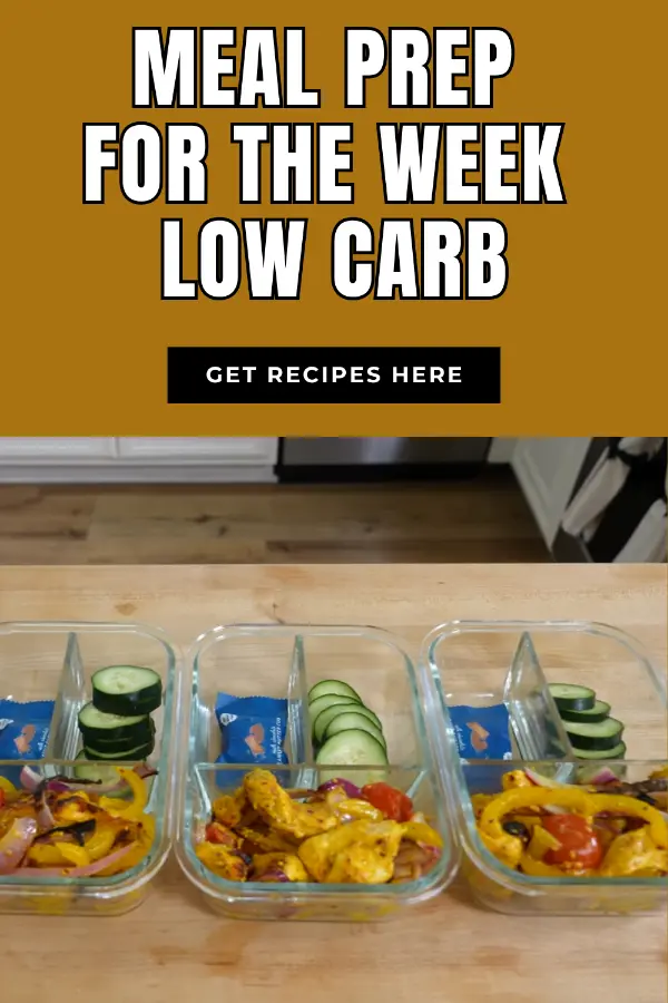 Meal Prep For The Week Low Carb