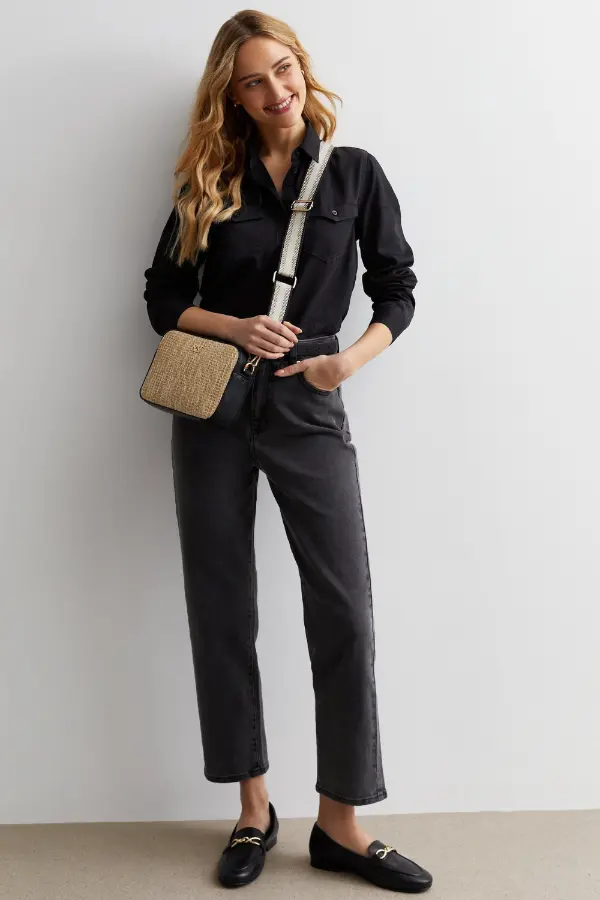 Black Jeans Black Shirt Outfit