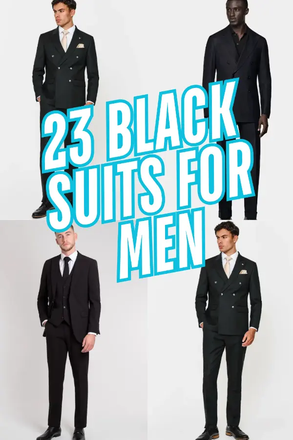 Black Suits For Men