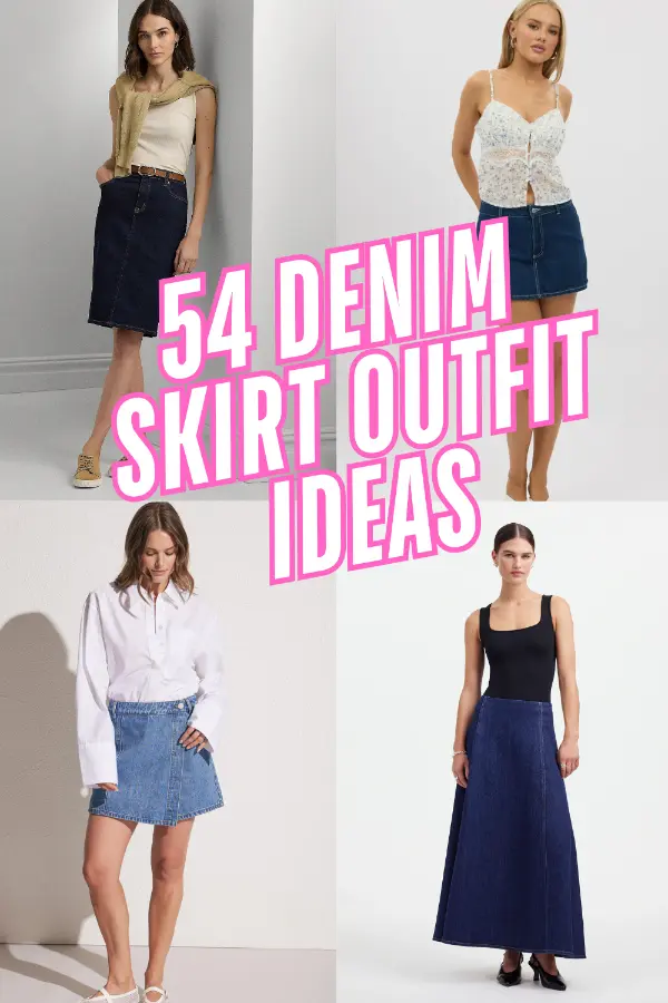 Denim Skirt Outfit Ideas
