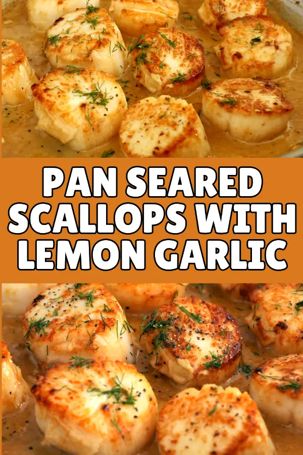 Pan Seared Scallops With Lemon Garlic