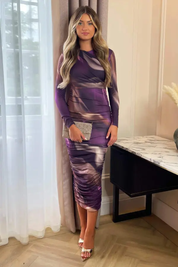 Printed Bodycon Dress