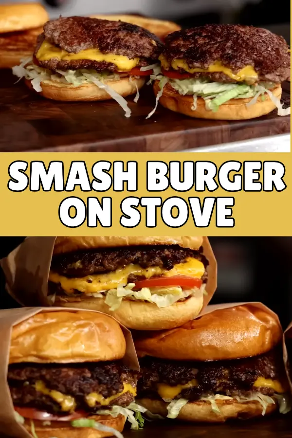Smash Burger on Stove