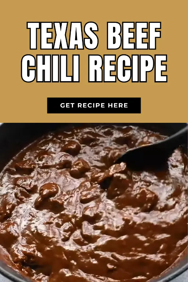 Texas Beef Chili Recipe