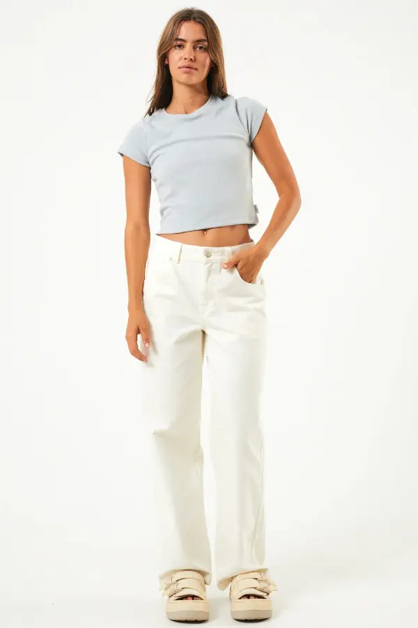 White Baggy Jeans Outfit