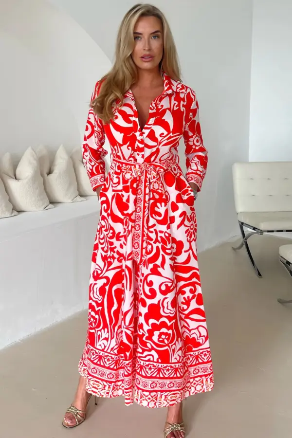 Fancy Long Shirt Dress