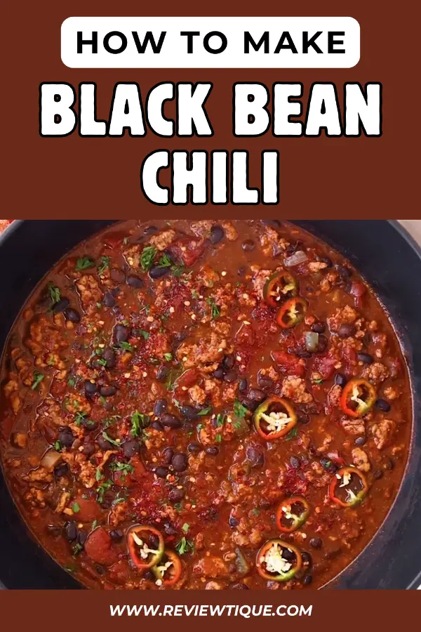 How to Make Black Bean Chili