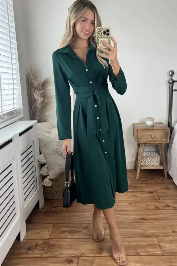 Modest Long Shirt Dress