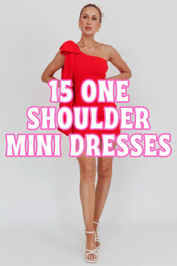 One Shoulder Mini Dresses